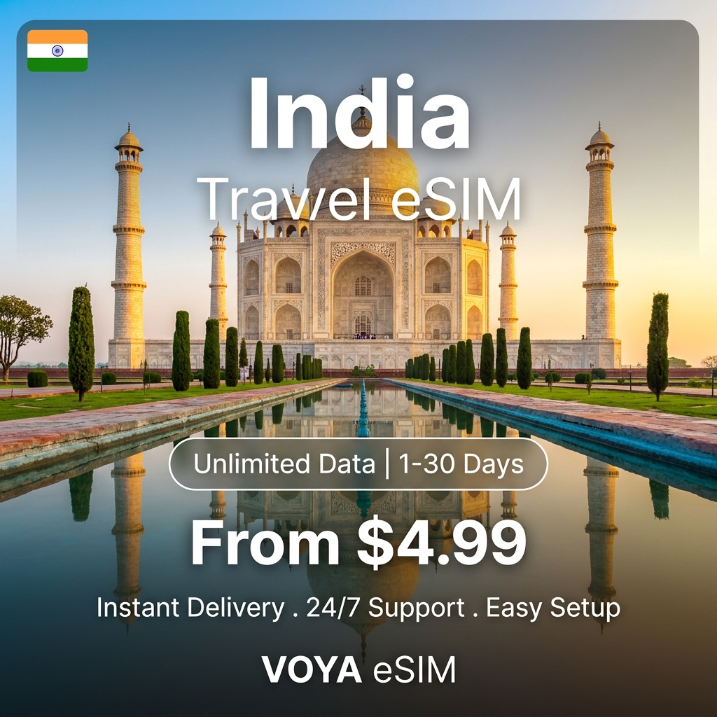 India Travel eSIM - VOYA eSIM