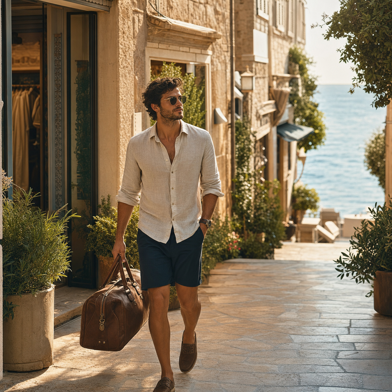 Europe travel editorial - golden hour