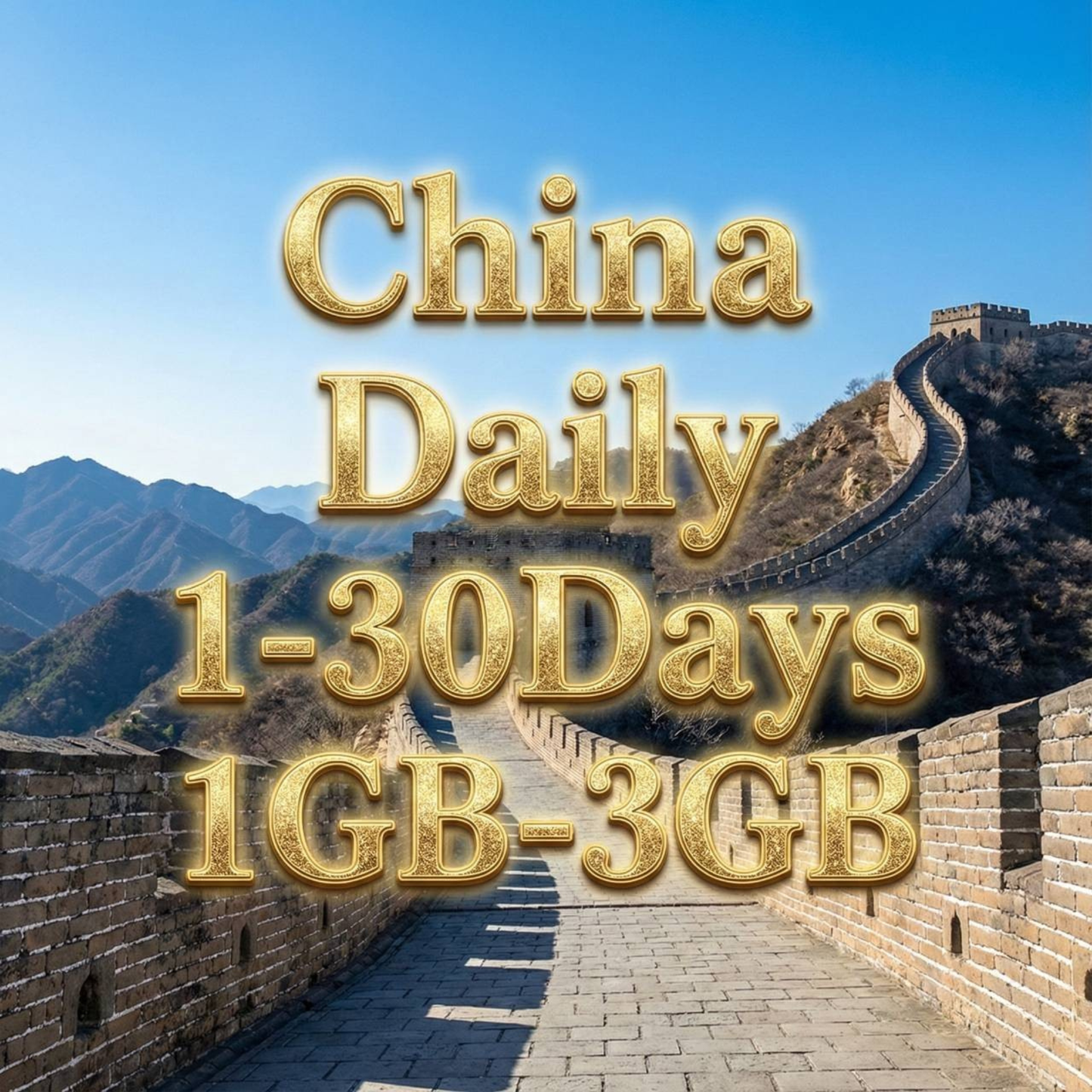 China Daily eSIM High Speed Data Plan