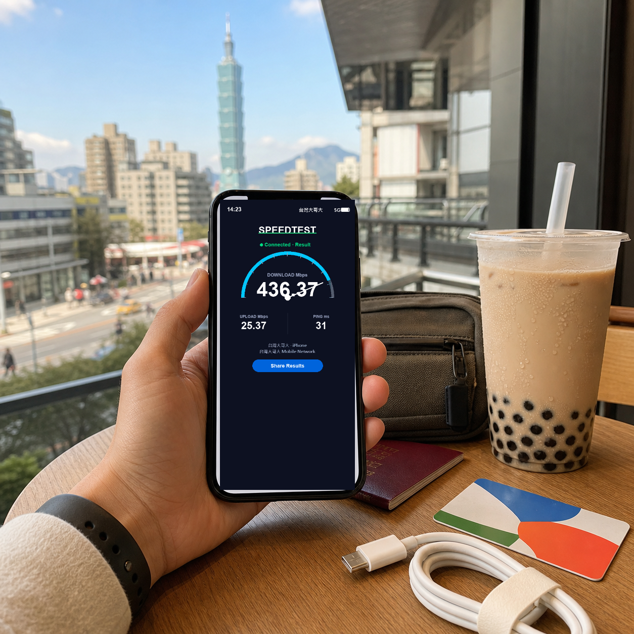 VOYA eSIM speed test - taiwan-esim-daily-data-plan VOYA-UGC-POS2