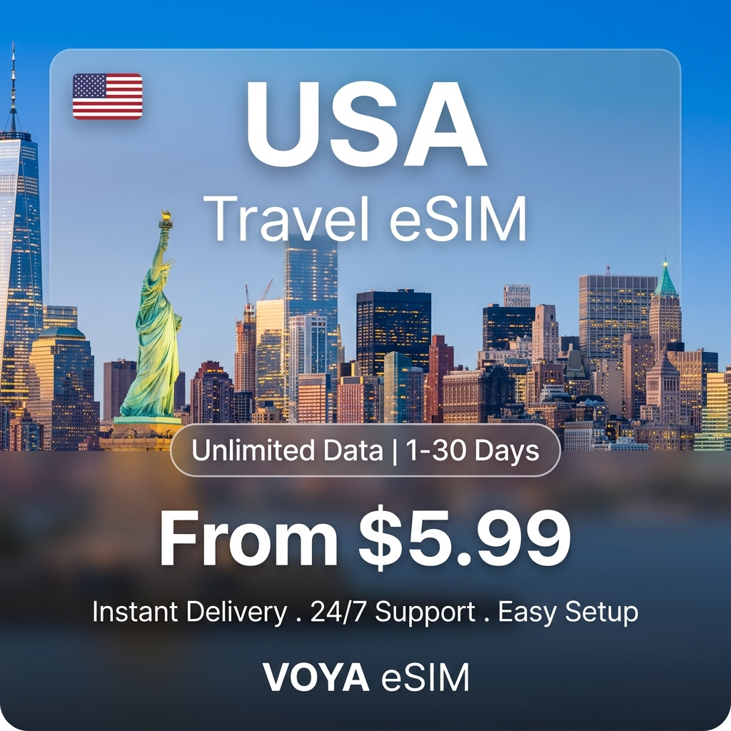 USA Travel eSIM - VOYA eSIM