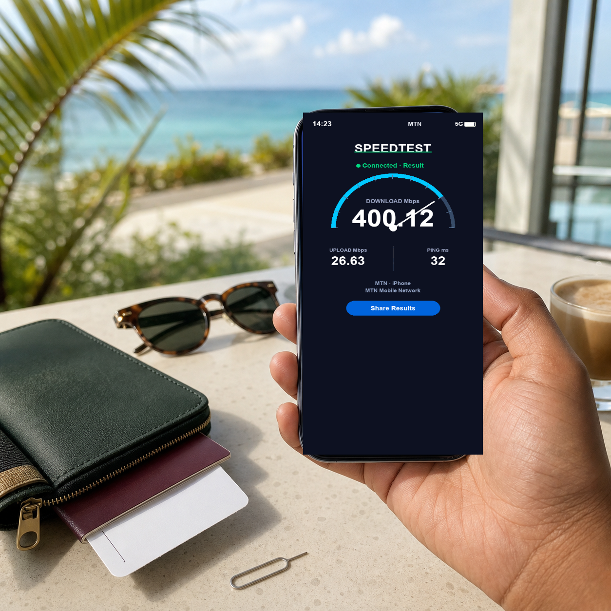VOYA eSIM speed test - africa-reunion-esim-10gb-30days VOYA-UGC-POS2