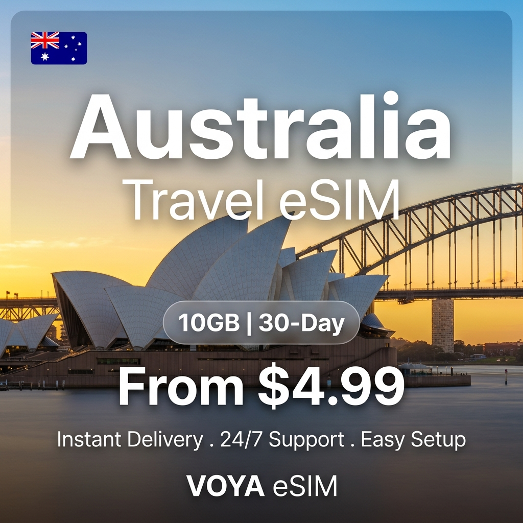 Australia Travel eSIM - VOYA eSIM