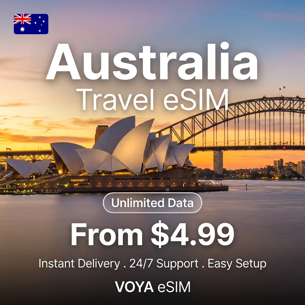 Australia Travel eSIM - VOYA eSIM