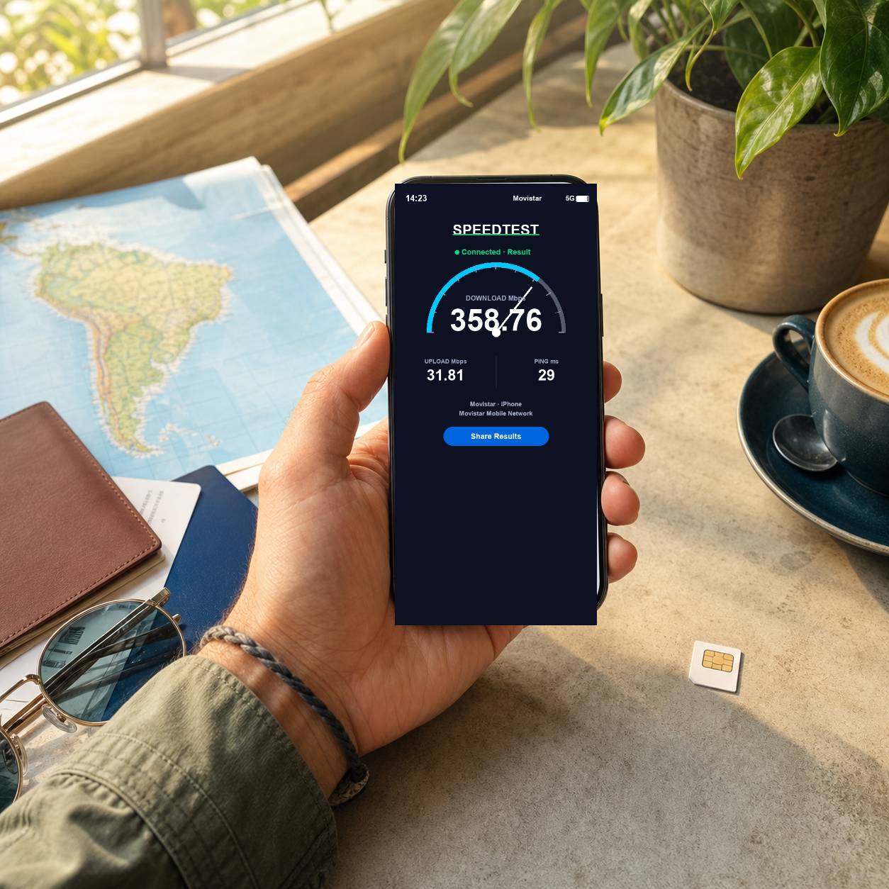 VOYA eSIM speed test - brazil-chile-esim-10gb30days-data-plan-movistar VOYA-UGC-POS2