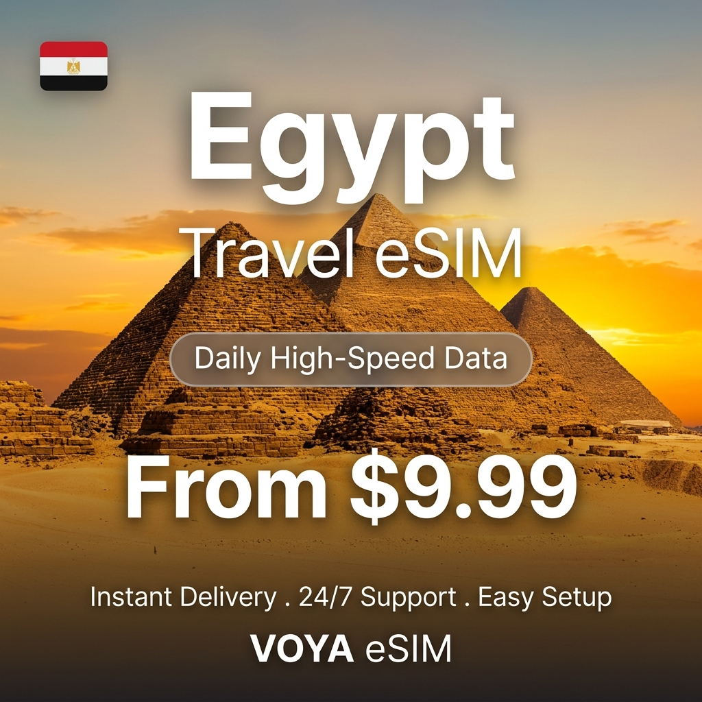Egypt Travel eSIM - VOYA eSIM