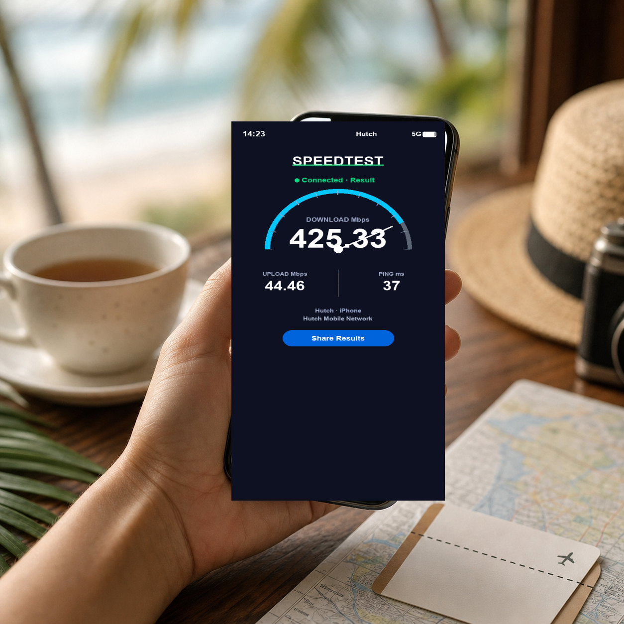 VOYA eSIM speed test - esim-sri-lanka-plus VOYA-UGC-POS2