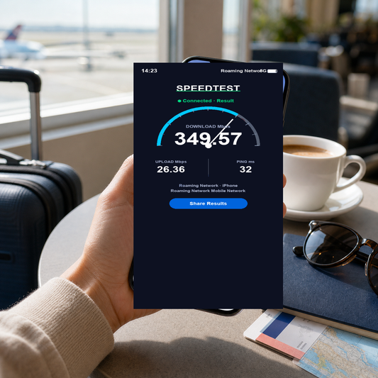 VOYA eSIM speed test - esim-ucm-106 VOYA-UGC-POS2