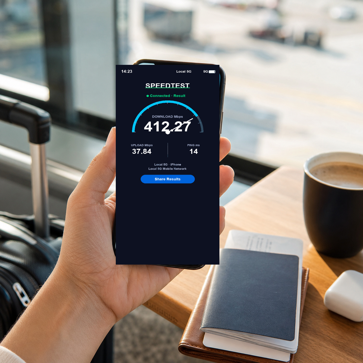 VOYA eSIM speed test - esim-ucmt-108 VOYA-UGC-POS2