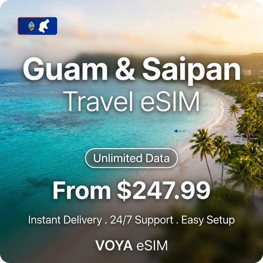 Guam & Saipan Travel eSIM - VOYA eSIM