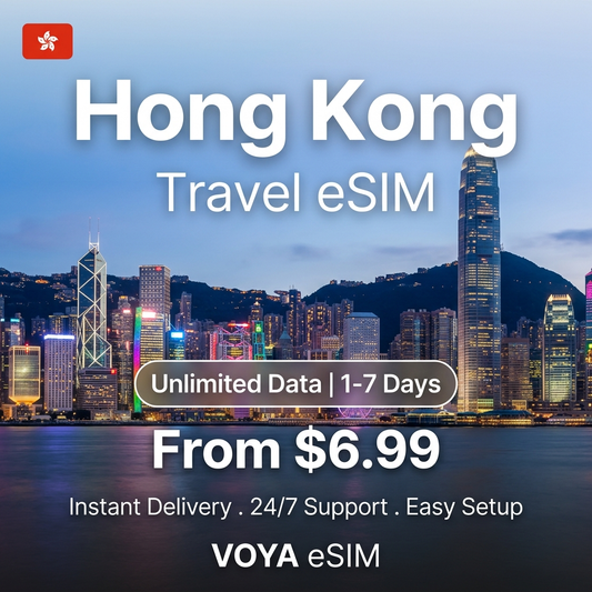 Hong Kong Travel eSIM - VOYA eSIM