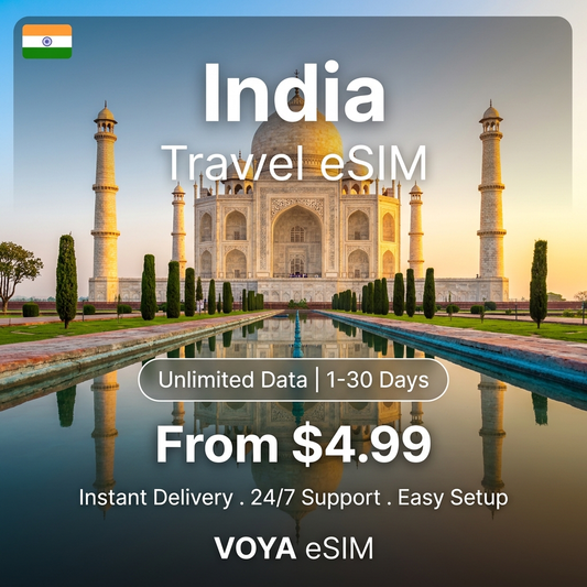 India Travel eSIM - VOYA eSIM