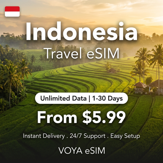 Indonesia Travel eSIM - VOYA eSIM