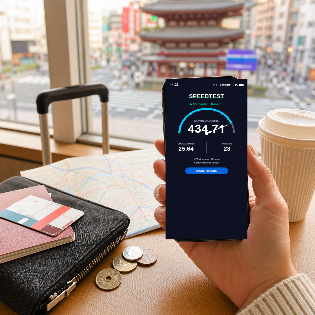 VOYA eSIM speed test - japan-esim-daily-unlimited-data VOYA-UGC-POS2