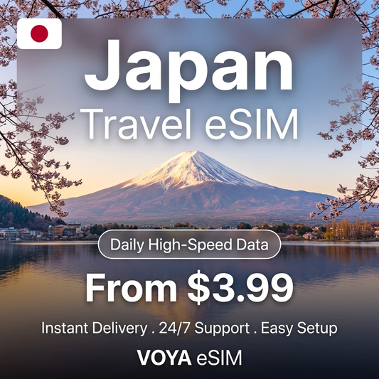 Japan Travel eSIM - VOYA eSIM