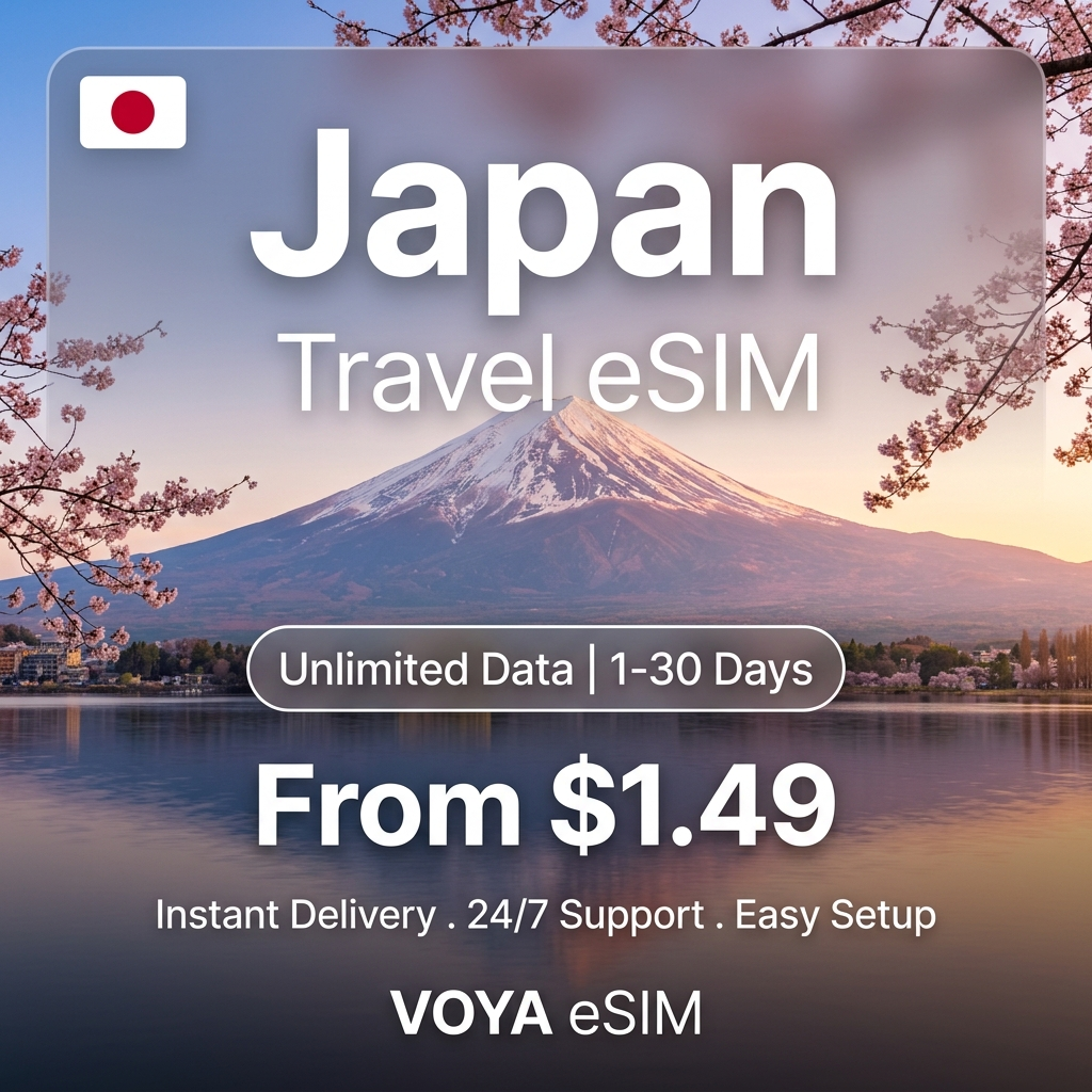 Japan Travel eSIM - VOYA eSIM