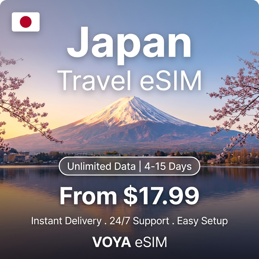Japan Travel eSIM - VOYA eSIM