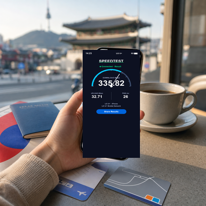 VOYA eSIM speed test - korea-unlimited-esim VOYA-UGC-POS2