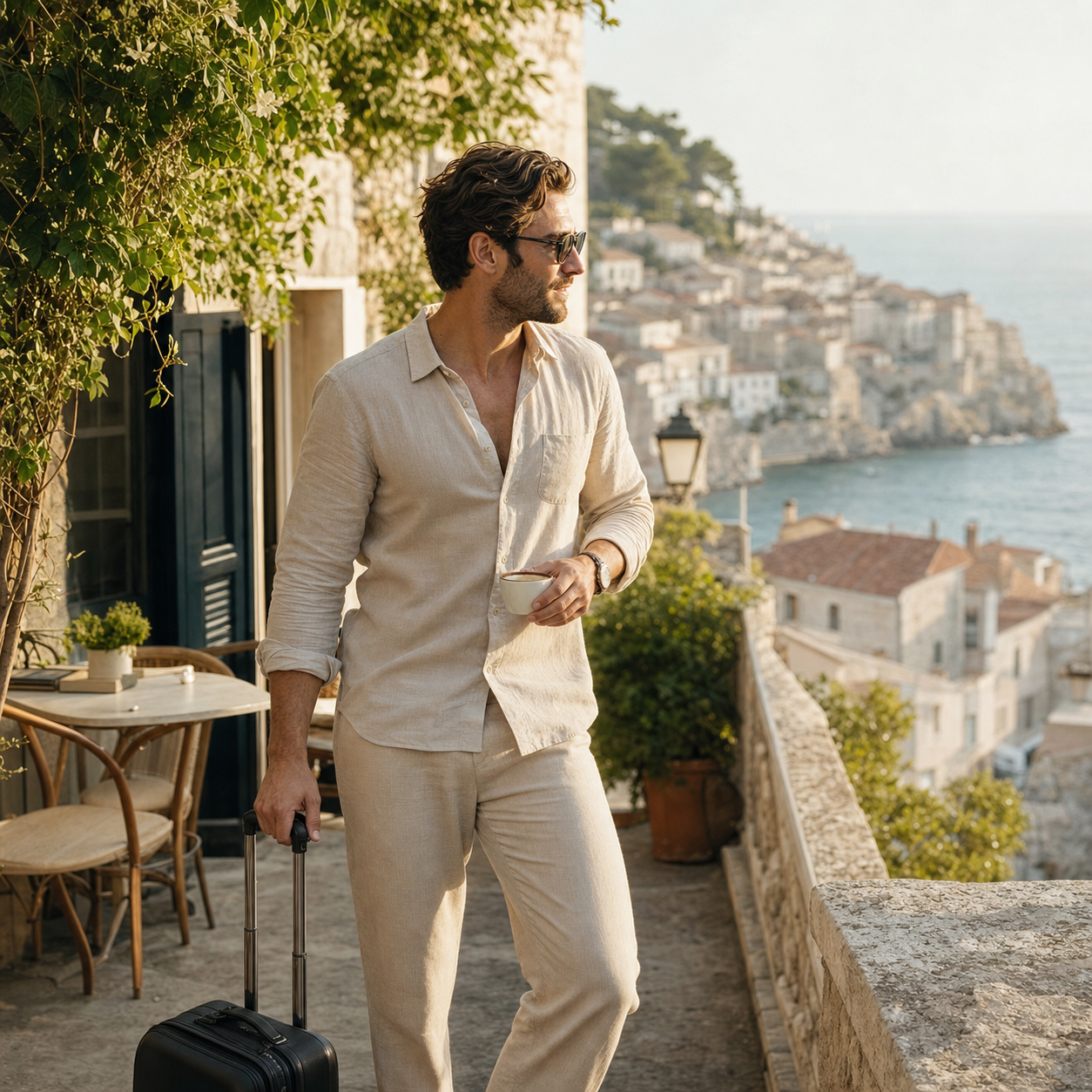 Europe travel editorial - golden hour