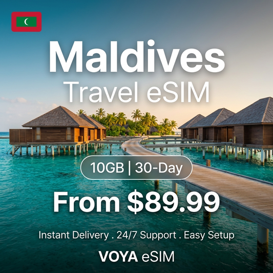Maldives Travel eSIM - VOYA eSIM