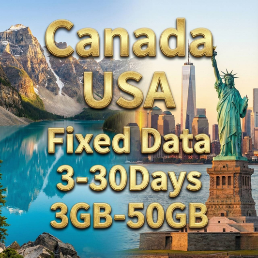 Canada & USA eSIM 10GB/30Days Data Plan | T Mobile