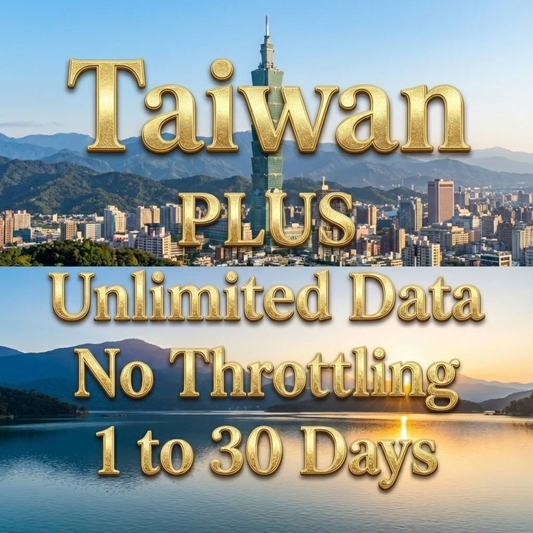 Taiwan Unlimited eSIM Chunghwa & FarEasTone