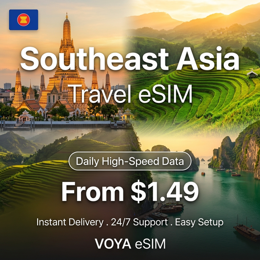 Southeast Asia Travel eSIM - VOYA eSIM