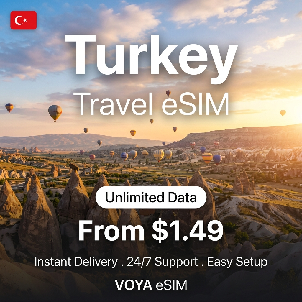 Turkey Travel eSIM - VOYA eSIM