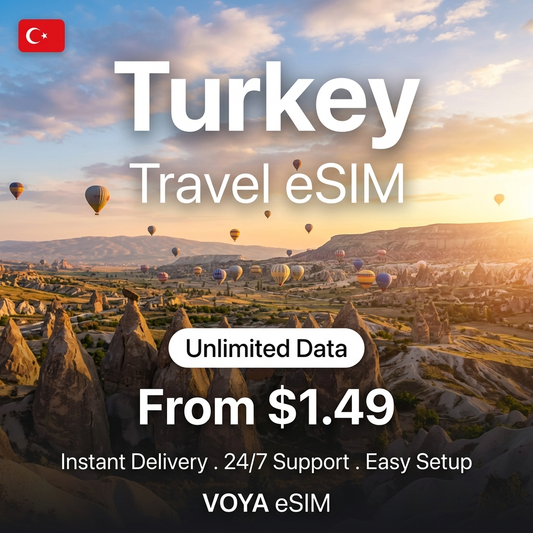 Turkey Travel eSIM - VOYA eSIM