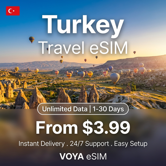 Turkey Travel eSIM - VOYA eSIM