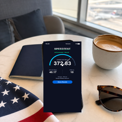 VOYA eSIM speed test - usa-unlimited-esim VOYA-UGC-POS2