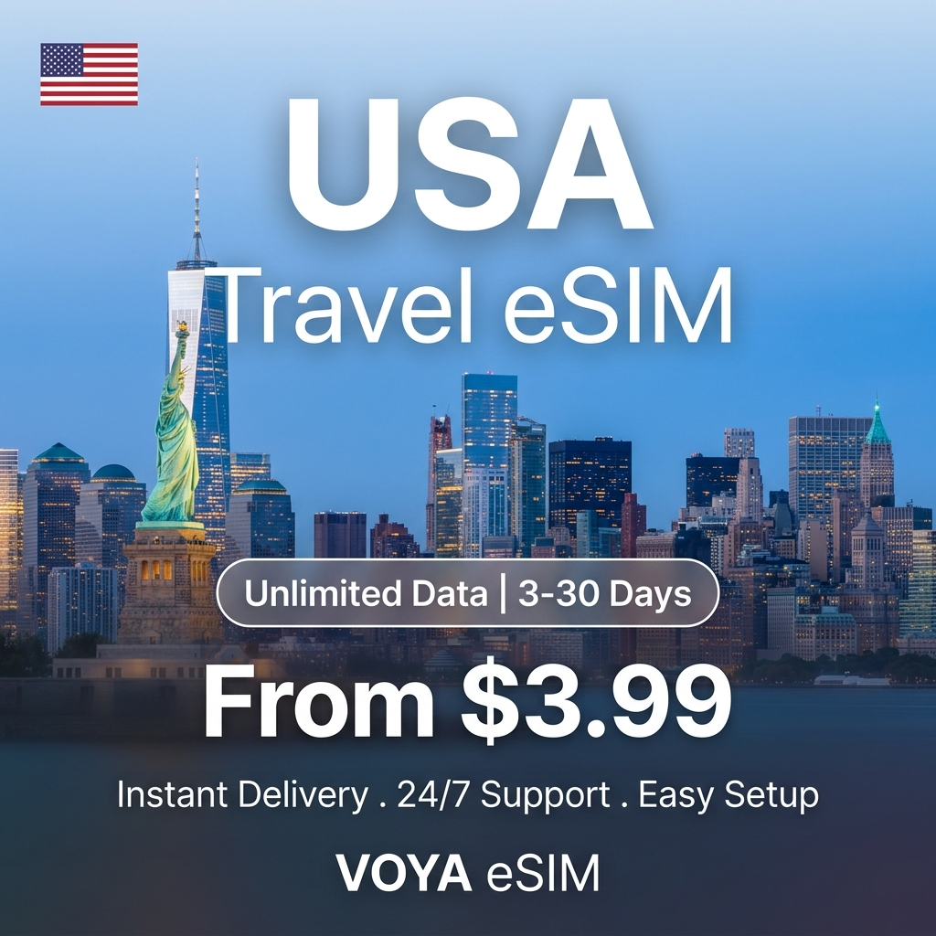 USA Travel eSIM - VOYA eSIM